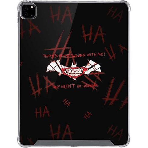 DC Comics The Joker Plenty Wrong With Me iPad Pro 12.9in (2020) Clear Case